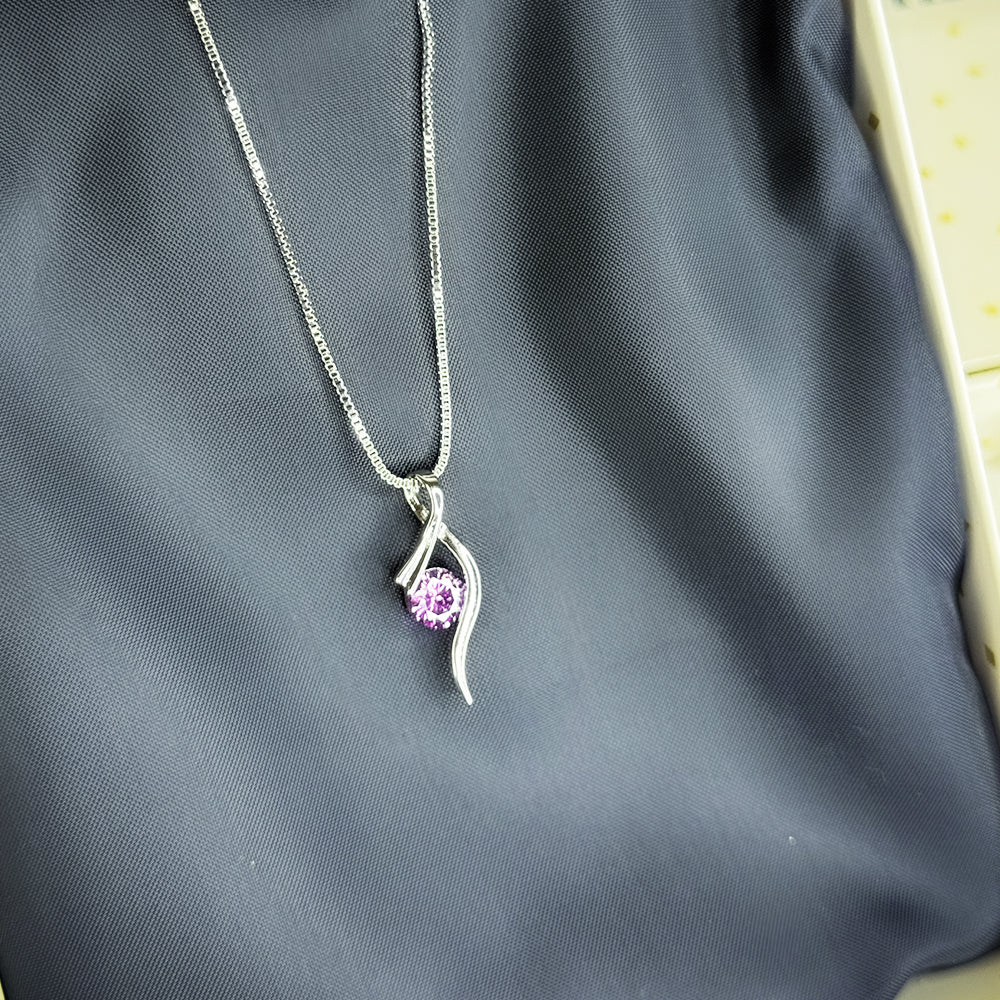 Wavelle | Curve Pendant Necklace | Uzenia