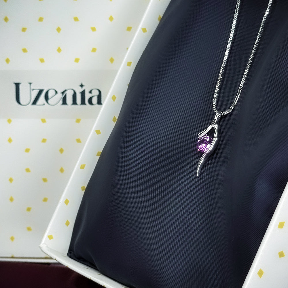 Wavelle | Curve Pendant Necklace | Uzenia