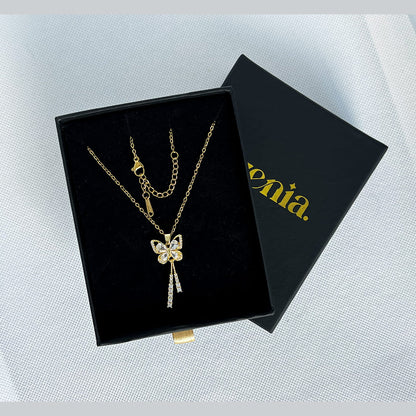 Flyra Gold | Butterfly Pendant | Uzenia