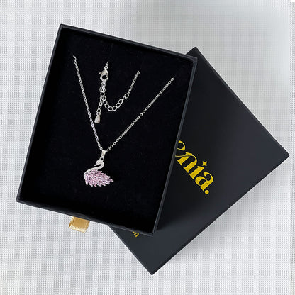 Cygelle 🦢 | Swan Necklace Pendant | Uzenia