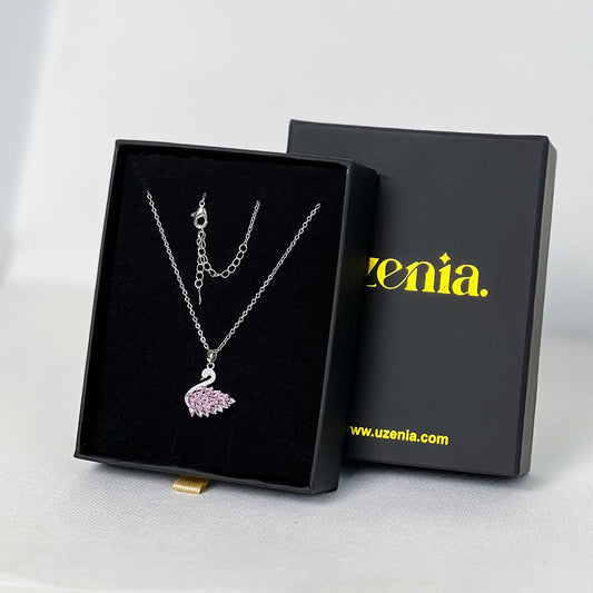 Cygelle 🦢 | Swan Necklace Pendant | Uzenia