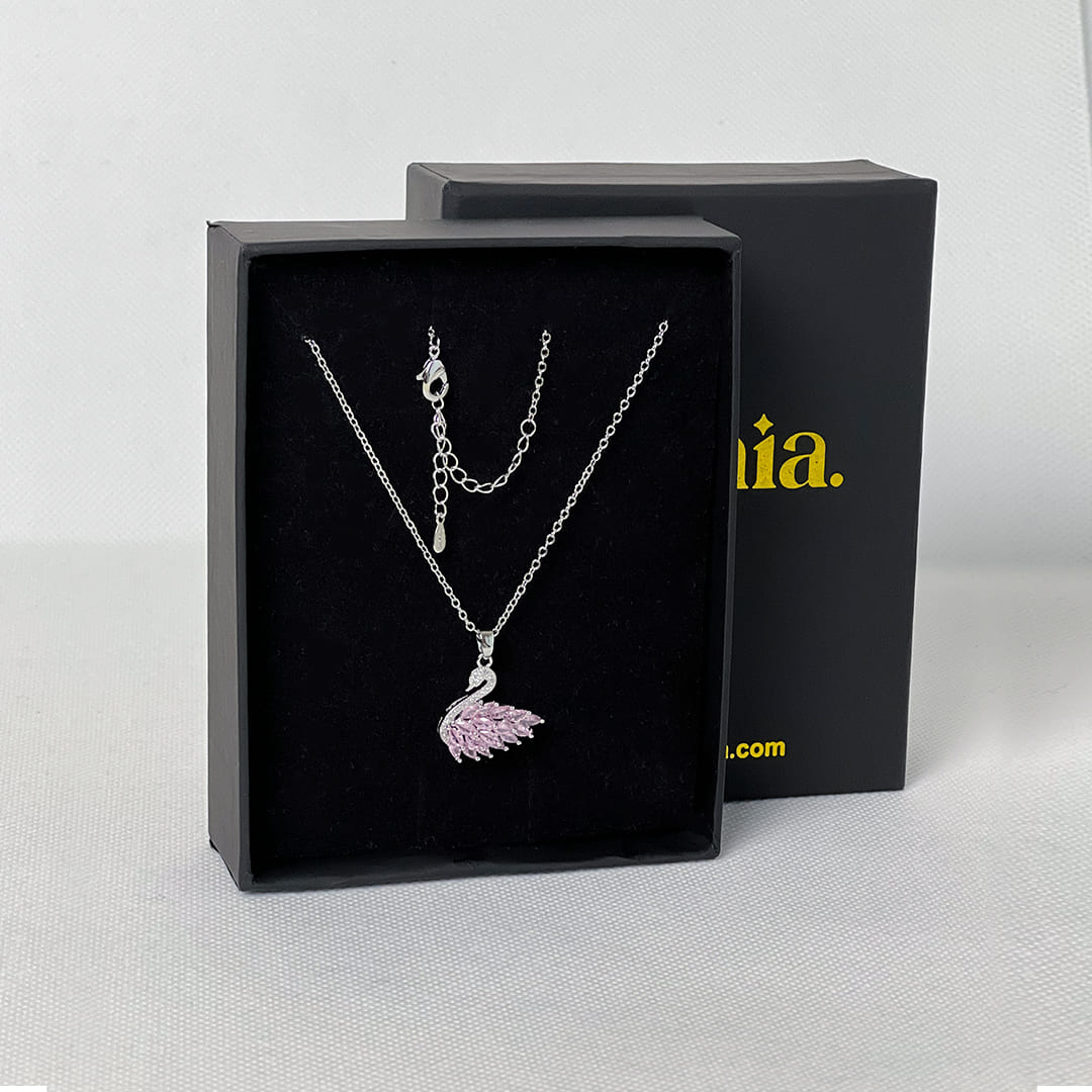 Cygelle 🦢 | Swan Necklace Pendant | Uzenia