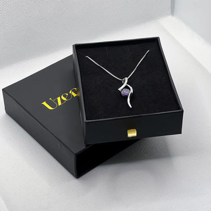 Wavelle | Curve Pendant Necklace | Uzenia